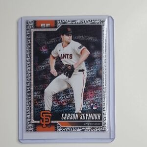 Carson Seymour ~ 2026 Topps 75 Series One ~ Spring Training ~ Rookie